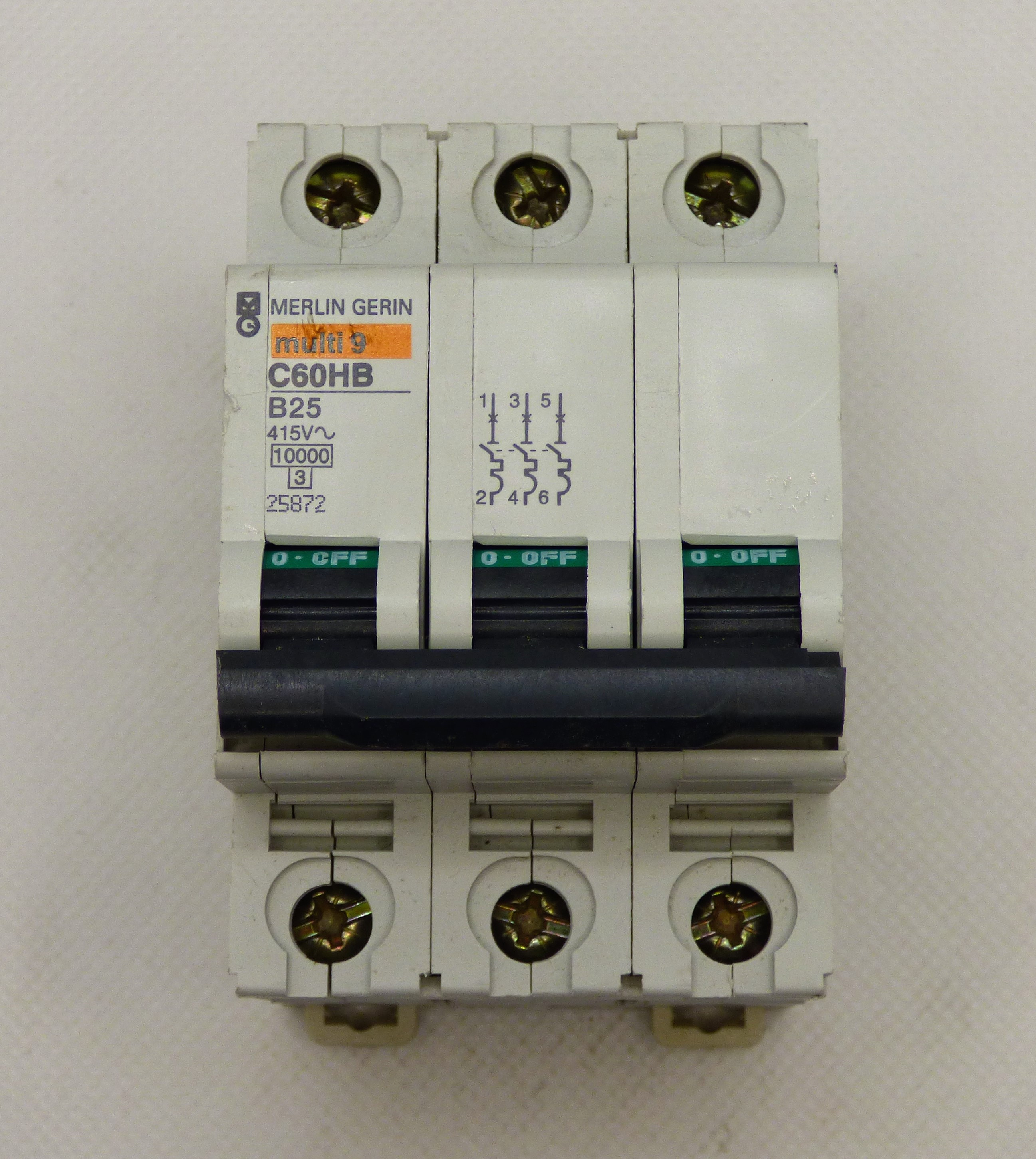 3P 25A TYPE B MCB 3P 25A TYPE B MCB